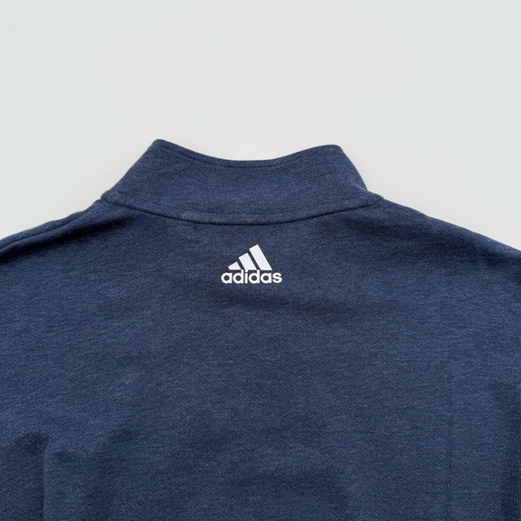 NWT New Adidas Men's 3-Stripe 1/4 Quarter Zip Golf Pullover Small S Shirt Top - Picture 8 of 8
